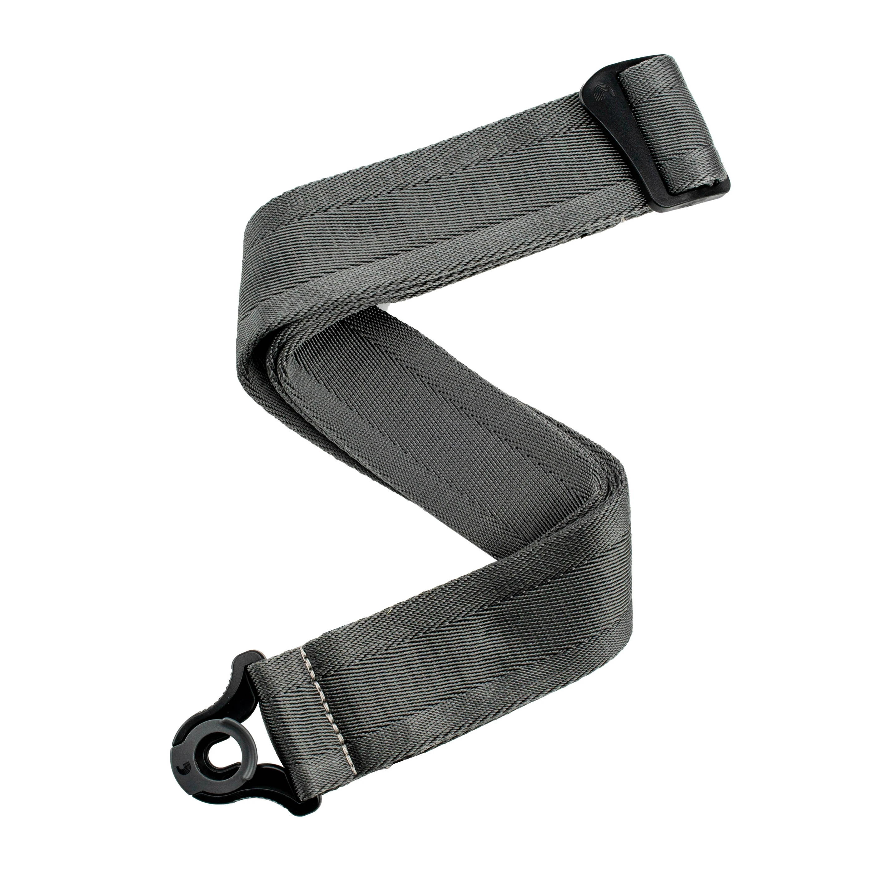 D´Addario Auto Lock Guitar Strap Metal Grey